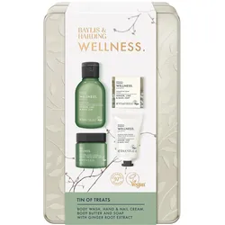 Baylis & Harding, Beauty Geschenkset, Geschenkset Ginger, Lime & Basil 4-tlg (Körperpflegeset)