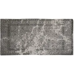 Chic Antique Shabby Chic Teppich mit französichem Druck, 150 x 75 cm, mocca
