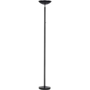 Unilux Stehlampe Dely 2.0, LED, schwarz, 183 cm, 3041 Lumen, 23 Watt, dimmbar