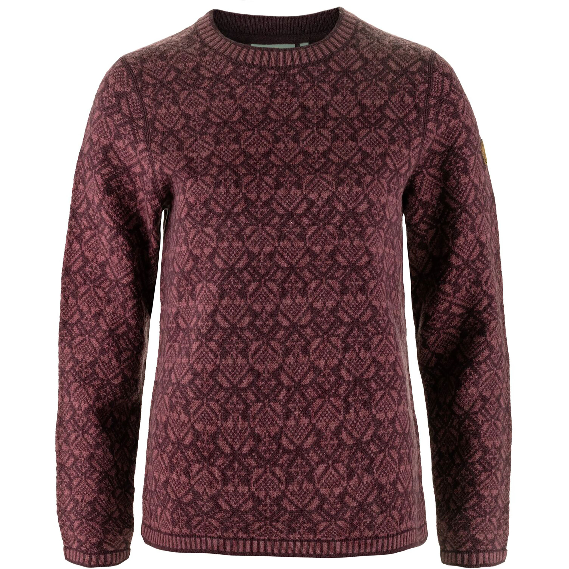 Fjällräven Snow Round Neck Damen Pullover rot Größe L Lifestyle Hautfreundlich