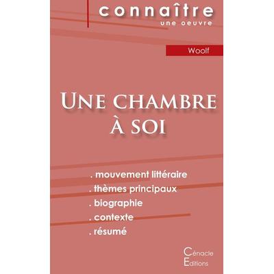 Fiche de lecture Une chambre à soi de Virginia Woolf (Analyse littéraire de référence et résumé complet), Taschenbuch von Virginia Woolf, Les éditions