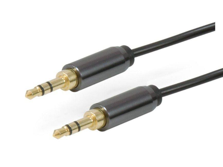 EQUIP 147083 3.5mm Stecker auf Stecker Stereo Audiokabel, 2.5m