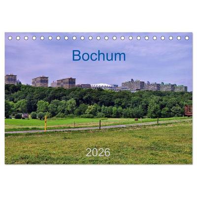 Bochum / Geburtstagskalender (Tischkalender 2026 DIN A5 quer), CALVENDO Monatskalender