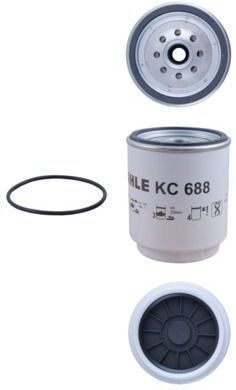 MAHLE KC 688D Fuel filter