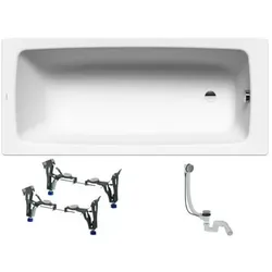 Kaldewei Cayono Rechteck-Badewanne KWB747