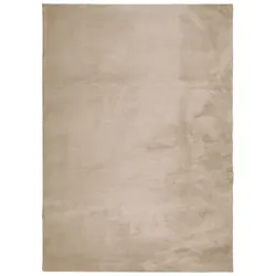 vidaXL Teppich HUARTE Kurzflor Weich und Waschbar Sandfarben 200x280cm