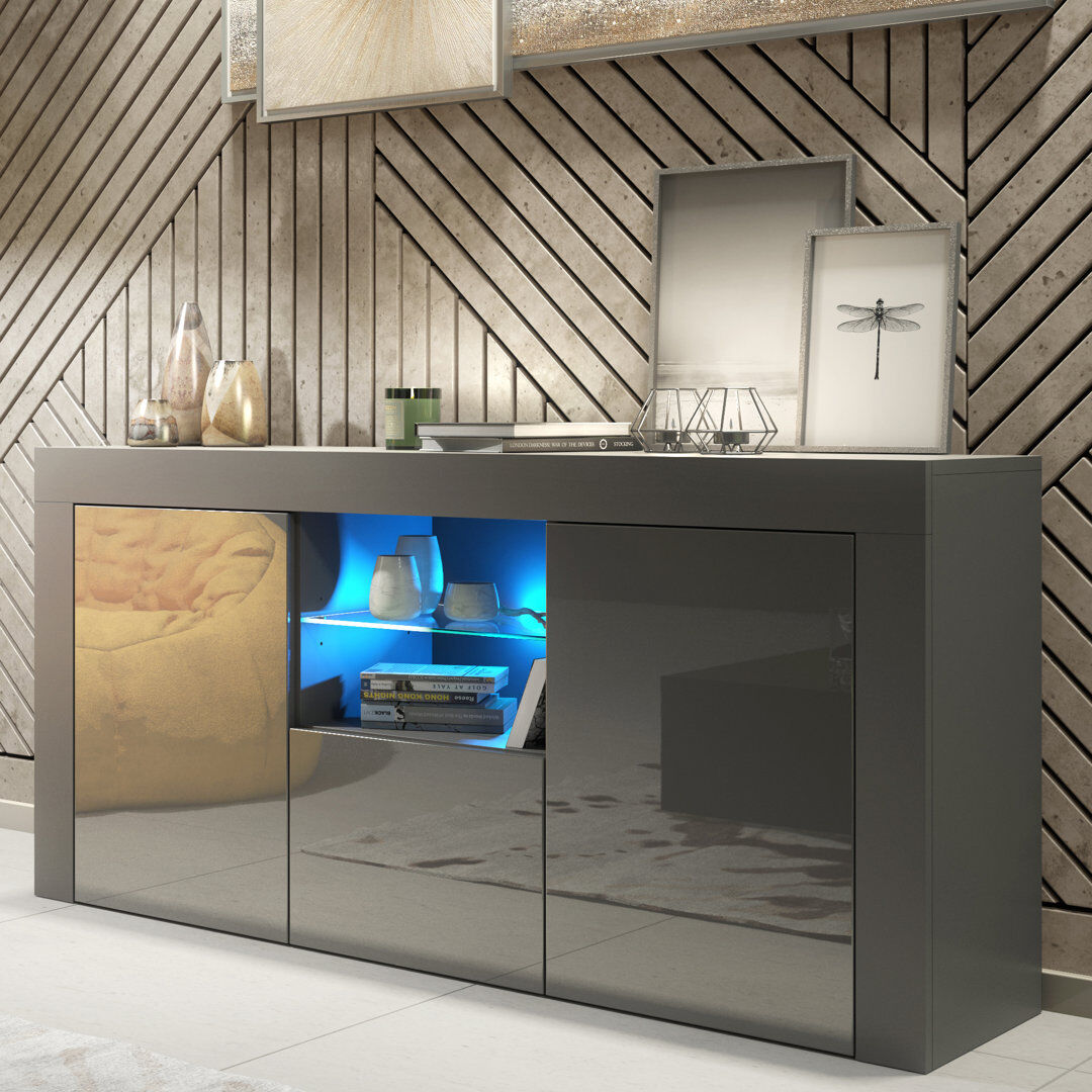Metro Bimlesh TV Stand for TVs up to 48" Dark Gray/Gray 48"