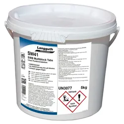 Langguth SW41 Chlor-Tabs 25x200g Wasserdesinfektion lösliche Chlor-Tabletten für Pools und Schwimmbäder
