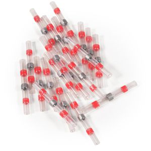 McPower Lötverbinder 1535334, 0,5 bis 1 mm² Kabelquerschnitt, rot, 20 Stück