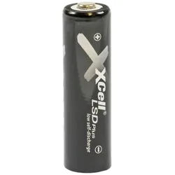 XCell 2550mAh Mignon AA LR6 Akku LSD Plus Ni-MH 1,2V, 2550mAh, geringe Selbstentladung