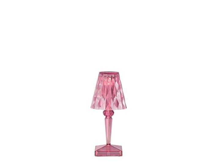 Kartell Battery\, Lampe de table à batterie\, H 30 cm\, Rose pastel