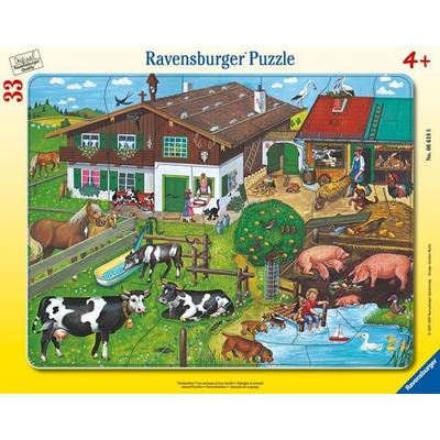 Rahmenpuzzle Ravensburger Tierfamilien 33 Teile