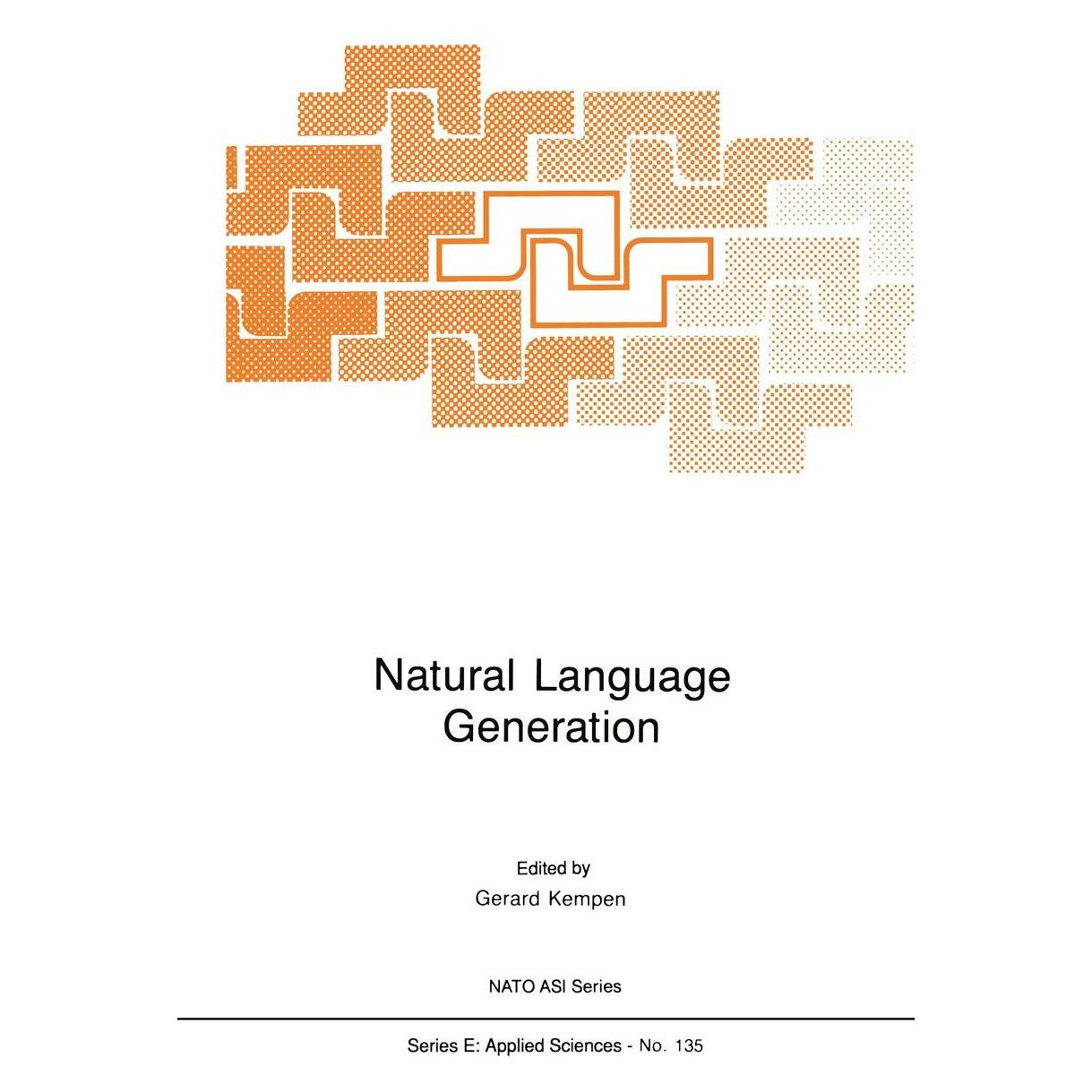 Springer Natural Language Generation (Englisch, Hardcover, A Kempen, Gerard Kempen) (9789024735587)