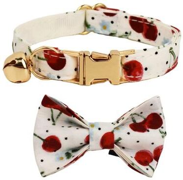 Uplifted Finds Personalized Velvet Bowtie Safety Collar bow Tie Collar (05) s
