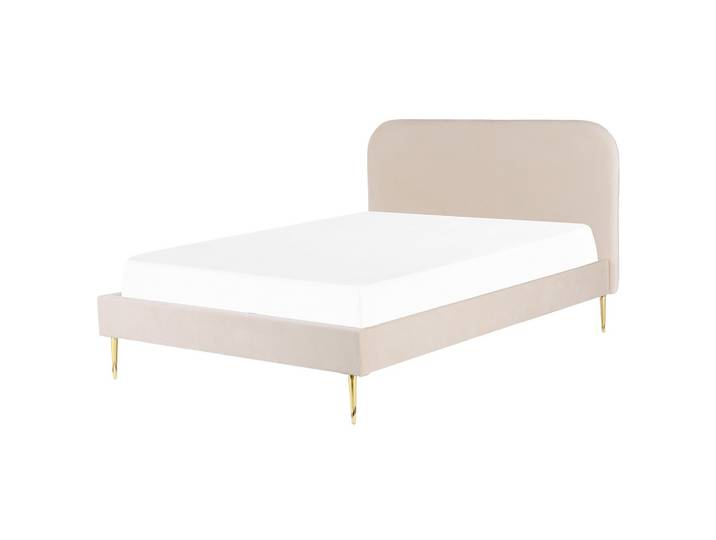 POLSTERBETT 160/200cm Helles Beige Flayat