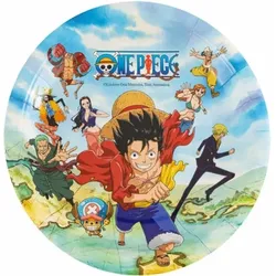 CHAKS - One Piece - Pappteller (8 Stück, 23cm)