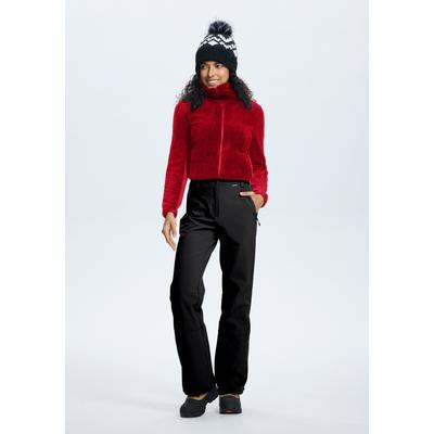Skihose ICEPEAK "ICEPEAK FRECHEN", Damen, Gr. 40, N-Gr, schwarz (basic schwarz), Web, Obermaterial: 97% Polyester, 3% Elasthan. Futter: 100% Polyamid, Hosen Skihose, atmungsaktives Material, wasserabweisend, mit Elasthan-Anteil