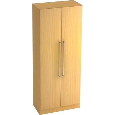 Hammerbacher Garderobenschrank Solid 5OH BxTxH 80x42x200,4cm Griff CE Buche/Buche