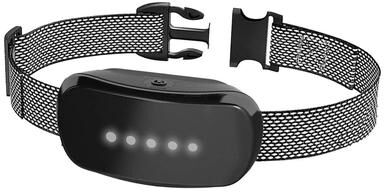 United Rechargeable Waterproof Anti Bark Dog Trainer Collar black