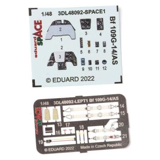 Eduard Bf 109G-14/AS SPACE for (3DL48092)