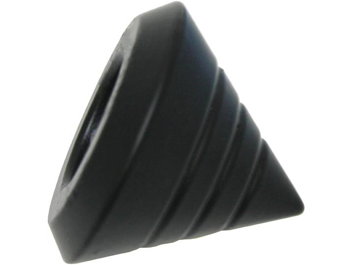 Gardinenstangen-Endstück GARDINIA Memphis , schwarz (schwarz, matt), L:2,8cm, Gardinenstangenendstücke, Gardinenstangen-Endstück, Serie Einzelprogramm Memphis Ø 16 mm