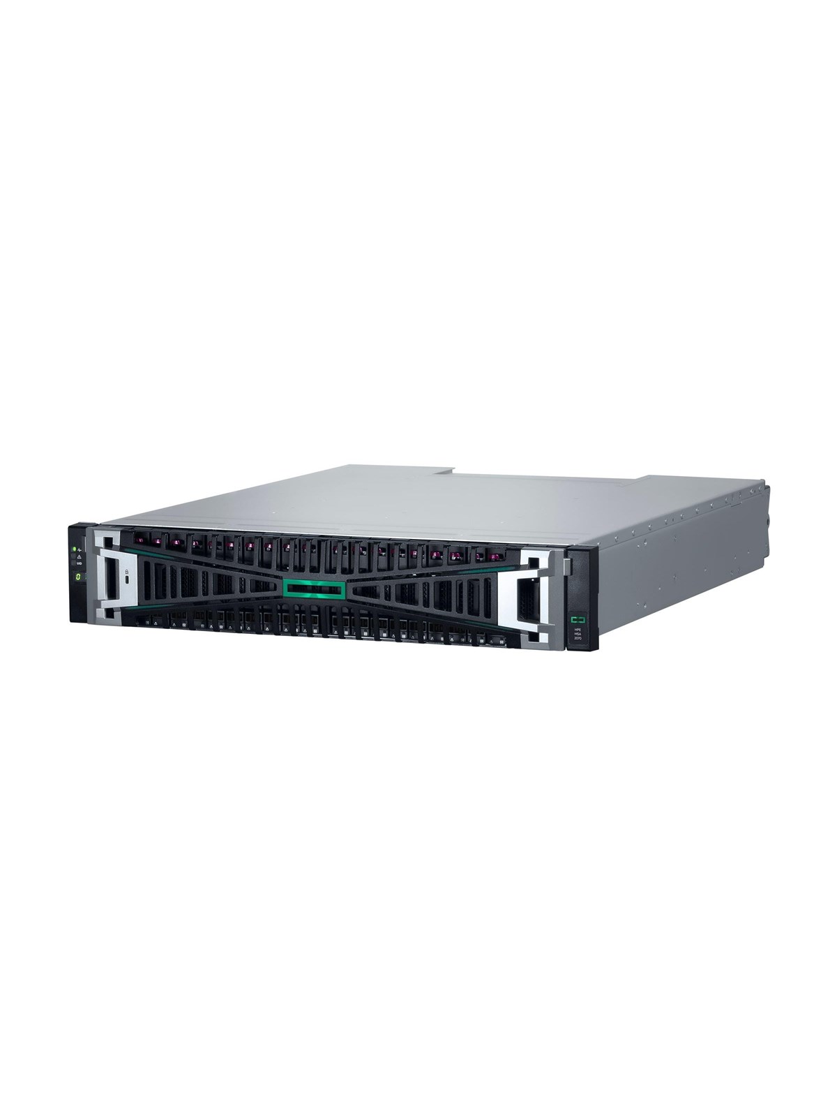 Hewlett Packard Enterprise HPE Modular Smart Array 2070 SFF 2x16Gb FC 4-port Controller Storage Array - 0 GB