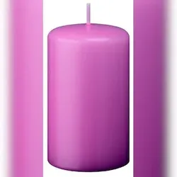 Kopschitz Kerzen 4er Adventskerzen, Adventskranz Kerzen Set Altrosa 8 x Ø 6 cm