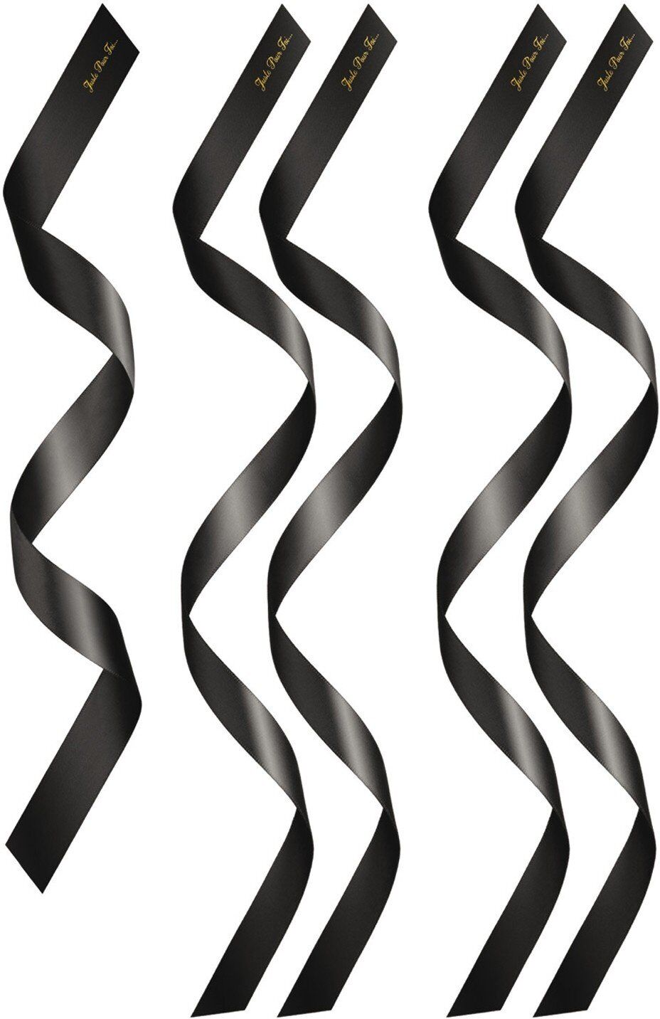 Sweet Caress Set de 5 bandeaux satinés noirs chevilles poignets et yeux