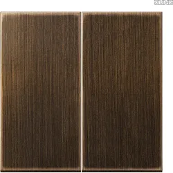 Jung Steuertaste 2-fach Messing antik ME 1702 AT