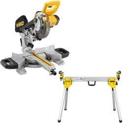 DeWalt Akku Kappsäge DCS365N-XJ - 18V - 184 mm - Untergestell DE7033-XJ