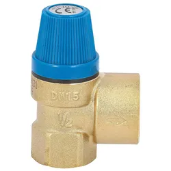 Membran-Sicherheitsventil Anschluss Eintritt 1/2'', Austritt 3/4'' 6 bar