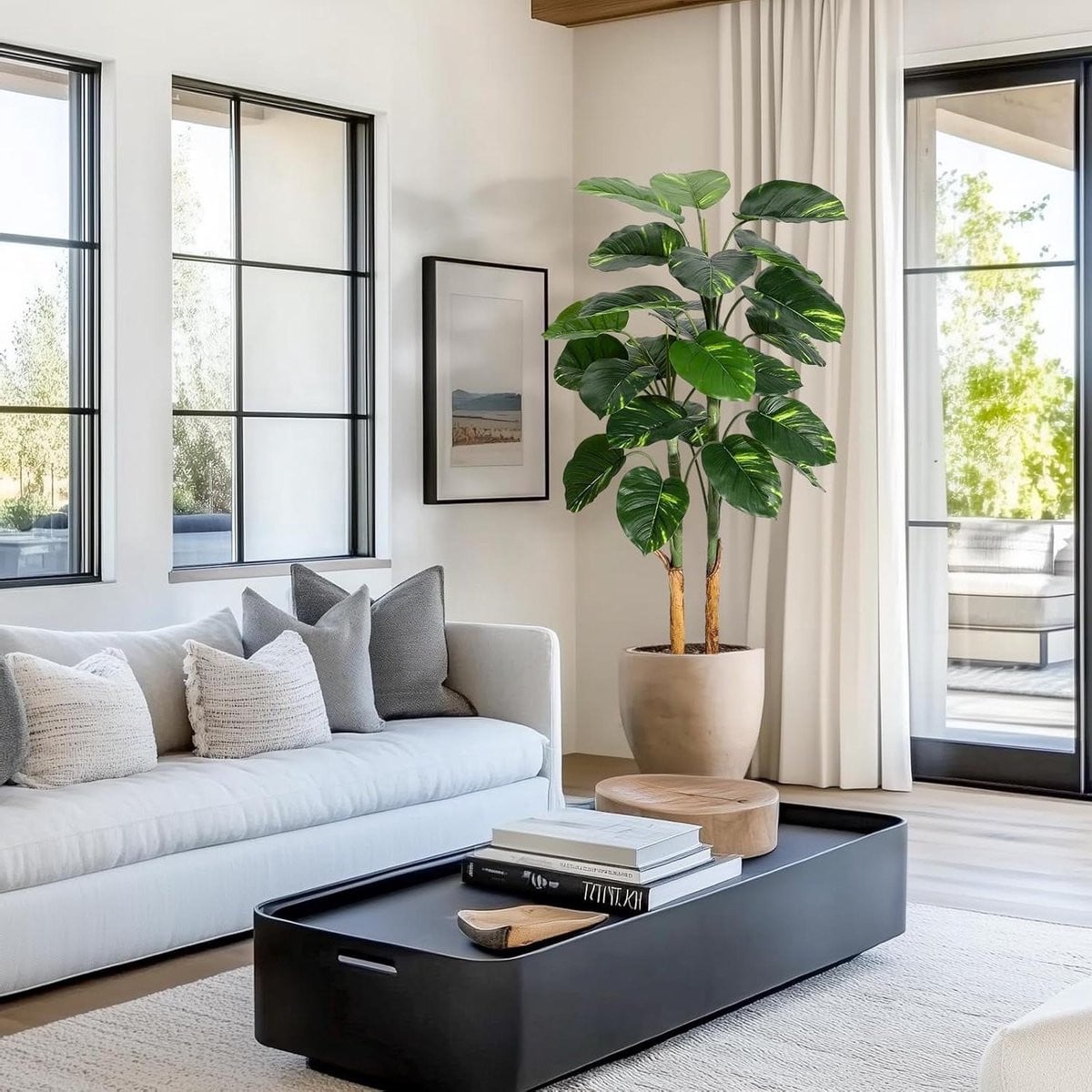 Kunstplant Ficus Lyrata - Groene Valse Boom - Interieur Decoratie - 150 cm