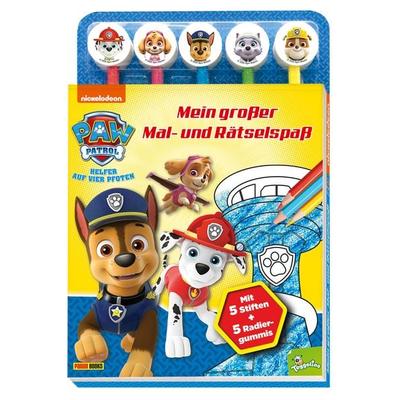PAW Patrol: Mein großer Mal- und Rätselspaß, Taschenbuch von Panini, Panini, 978-3-8332-3849-9