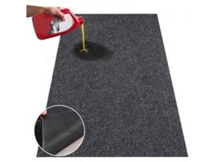 VEVOR Garagenbodenmatte 2286 x 5791,2 x 2,4 mm Werkstattboden 820-850 g/m² Garagenboden Filz & TPE Öl Auffangmatte Garagenmatte Servicematte Bodenschutz Bodenplatten für Garage