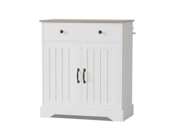 Aufbewahrungsschrank, 1 Schublade /2 Türen, verstellbaren Regalböden Modernes Sideboard Buffet aus Holz mit Türen und verstellbaren Regalböden, 75 cm – Ideal als Kaffee- oder Flurschrank
