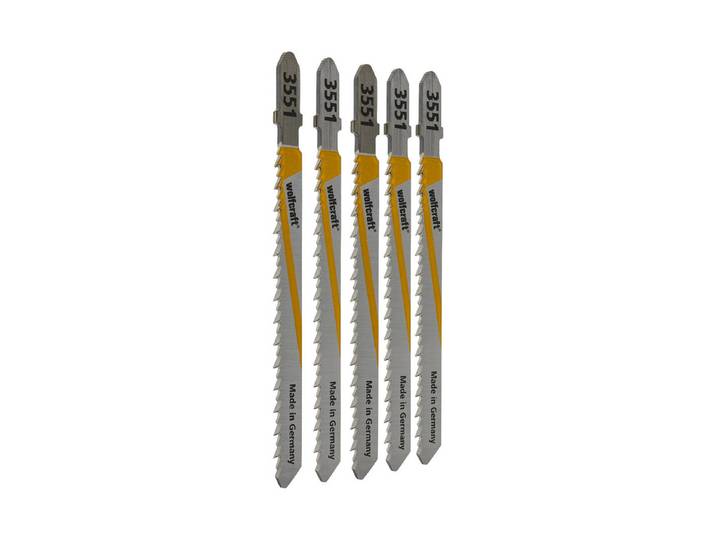 Wolfcraft Stichsägeblätter HCS 5 Stück