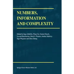 Numbers, Information and Complexity, Fachbücher
