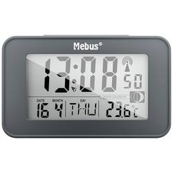 Mebus 51460 Funk Wecker Anthrazit Alarmzeiten 2
