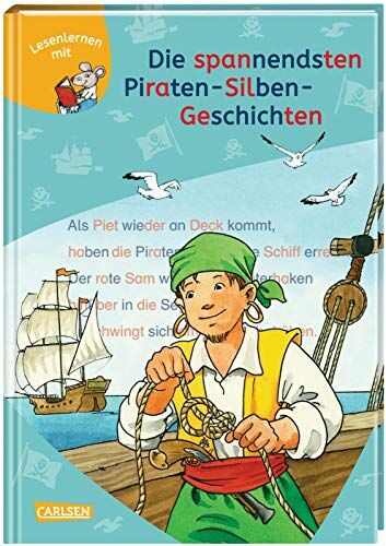 Imke Rudel - LESEMAUS zum Lesenlernen Sammelbände: Die spannendsten Piraten-Silben-Geschichten: Extra Lesetraining – Lesetexte mit farbiger Silbenmarkierung - Preis vom 09.10.2026 07:28:09 h