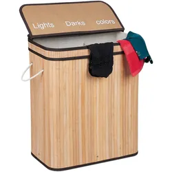 Relaxdays, Wäschekorb, Wäschesortierer (30 l)
