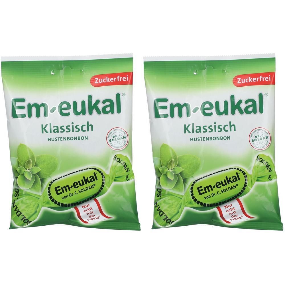 Em-Eukal Bonbons klassisch zuckerfrei 2x 2x75 g