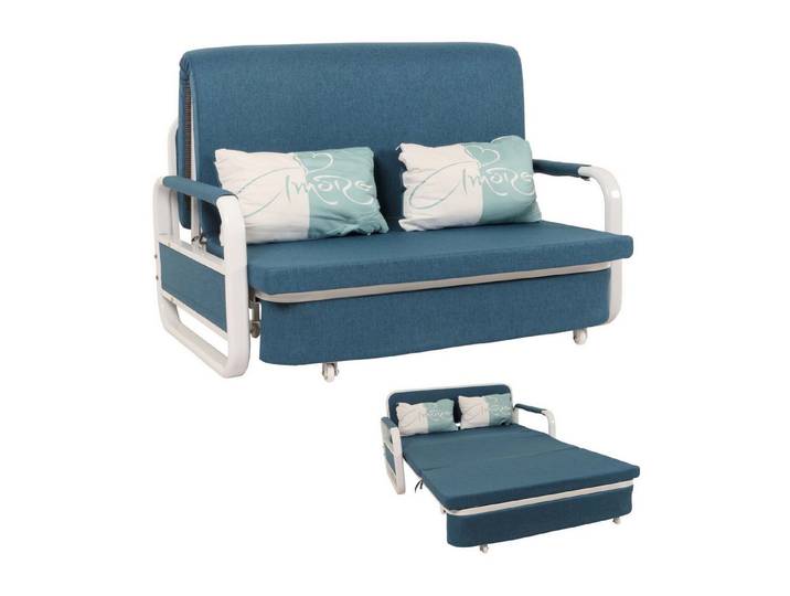 MCW Schlafsofa MCW-M83-130, Mit Armlehne und Kissen