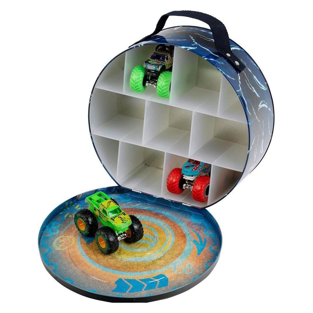 Theo Klein Hot Wheels Monster Trucks - Radkoffer für 7 Autos (2558)