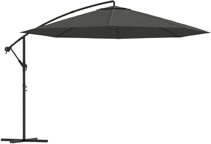 Sonnenschirm Strand Sonnenschirm Freiarm-Sonnenschirm 3.5 m grün Geeignet für Balkon Strand Terrasse