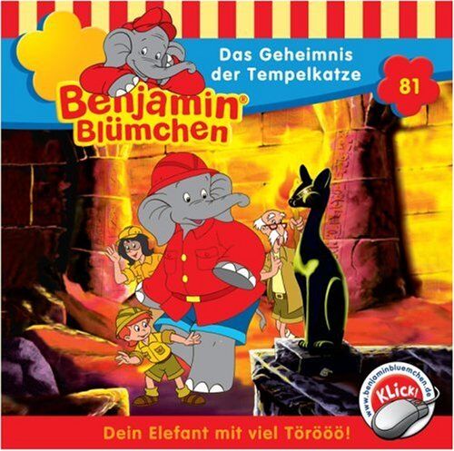 Benjamin Blümchen - Benjamin Blümchen - Folge 81: Das Geheimnis der Tempelkatze - Preis vom 12.10.2026 11:37:12 h