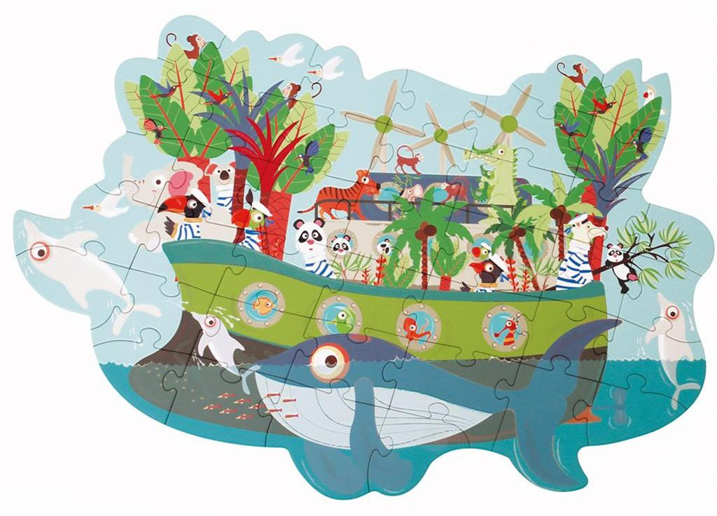 SCRATCH Contourpuzzel De Ark