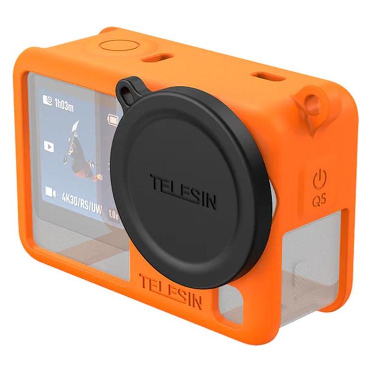 Telesin Silikonowe Etui ochronne dla DJI Osmo Action 6 (Pomarańczowe) (TELESIN)