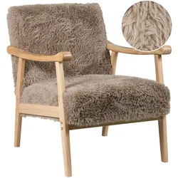SESSEL Taupe Leknes