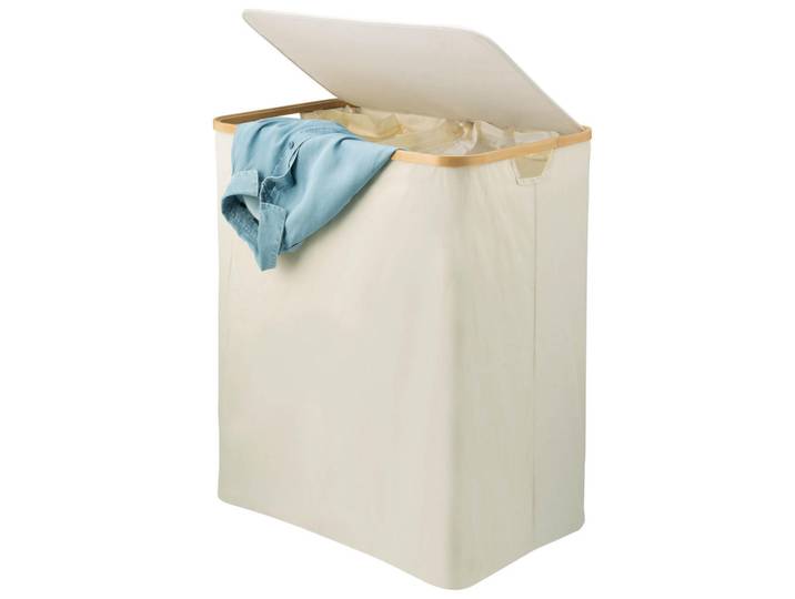 bremermann Wäschesammler 145 Liter, beige, Beige, 57.5x68x37.5 cm, Haushalt & Reinigung, Wäschepflege, Wäschekörbe & Wäschetonnen