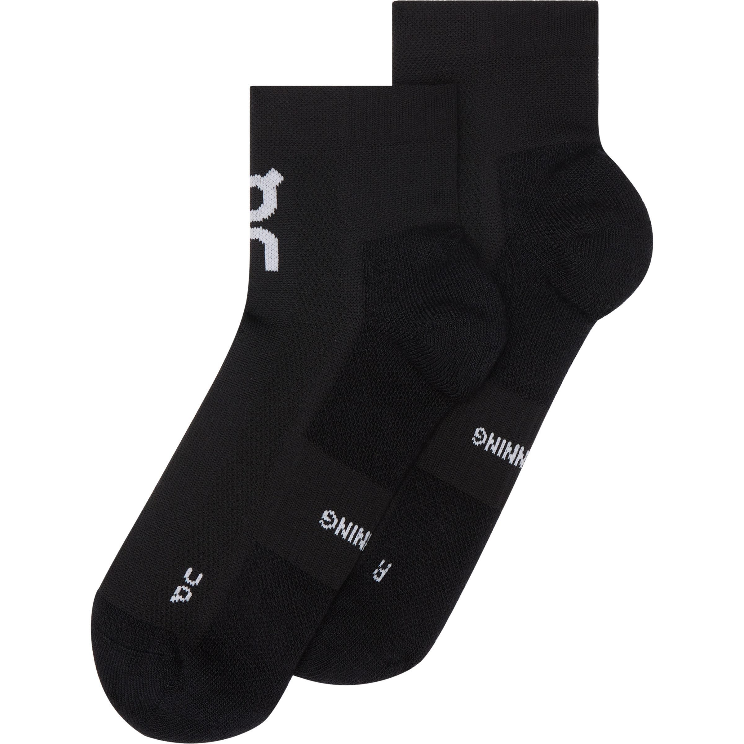 On Core Run Mid Laufsocken schwarz Größe 47 Laufen | Trailrunning Elastisch